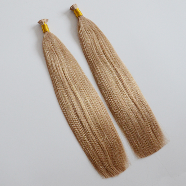 virgin hair bulk light blond color factory supply directly JF005